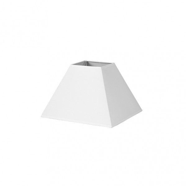 Pantalla Piramide Mezzo E27 Blanco 30dx13dx22h Tejido Popelin