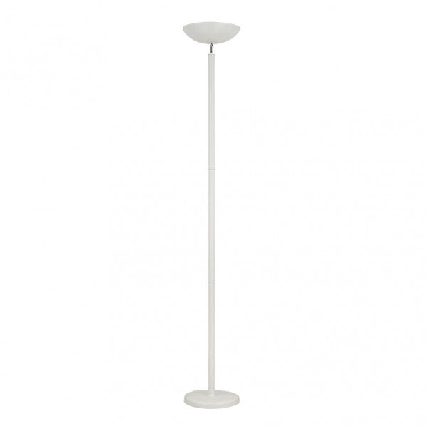 Pie De Salon Luyten 2xe27 Blanco Mate 180x27x27 Cm
