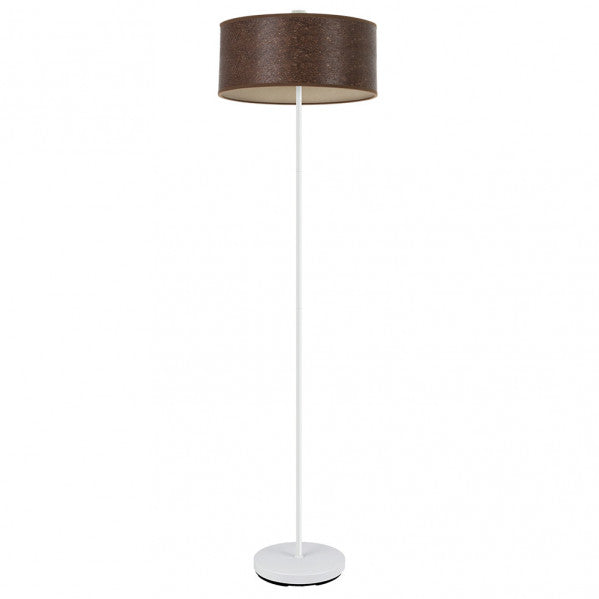 Pie Salon Jerte 1xe27 Blanco/oxido 165x40x40 Cm