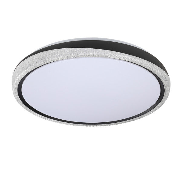 Plafon Charro 144w 3000-4000-6000k Negro 50d Rg.intensidad 11520lm C/remoto