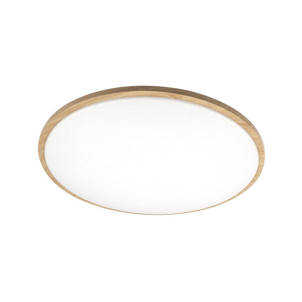Plafon Eglon 36w 3000-4000-6500k Blanco/Madera 3528lm 6,5x39x39cm C/remoto Y Reg.intensidad
