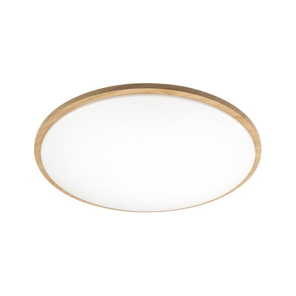 Plafon Eglon 60w 3000-4000-6500k Blanco/Madera 5880lm 8x49x49cm C/remoto Y Reg.intensidad