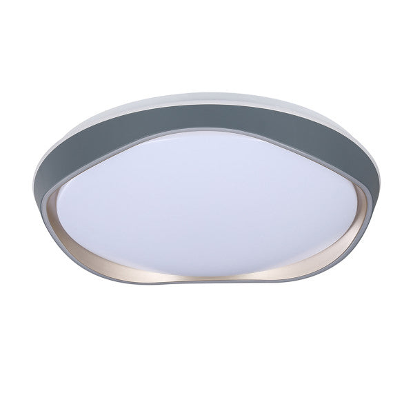 Plafon Kamuk 72w 3000-4000-6000k Gris 40d Reg.inte 6480lm C/remoto
