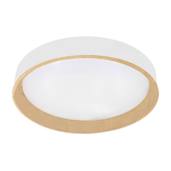 Plafon Morgan 60w 3000-4200-6500k Blanco/haya 7,5x50x50cm 5400lm C/remoto y Reg.intensidad