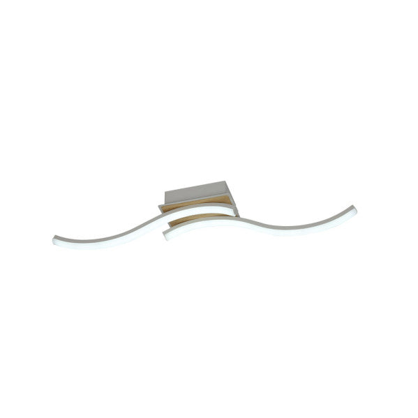 Plafon Murray 32w 3000-4000-6500k Blanco/haya 3520lm C/remoto,memoria Y Reg.intensidad 9,5x62x11cm