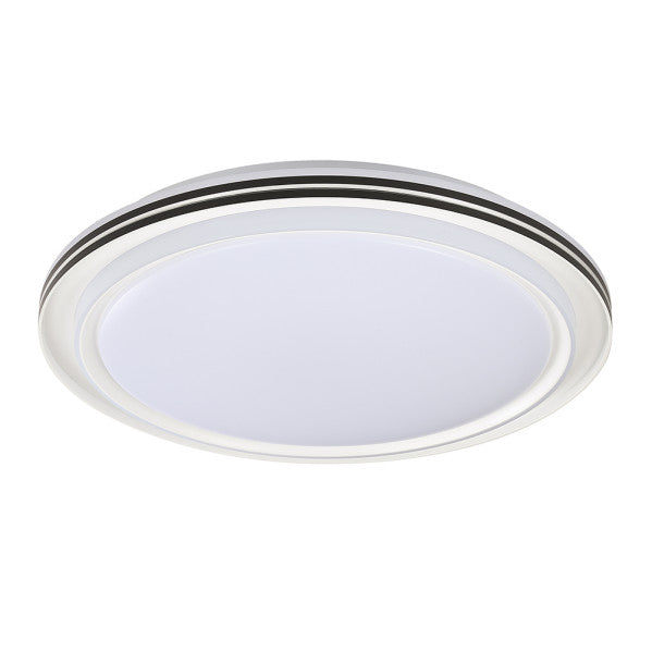 Plafon Yunke 72w 3000-4000-6000k Blanco/Negro 40d Reg.int 6480lm C/remoto