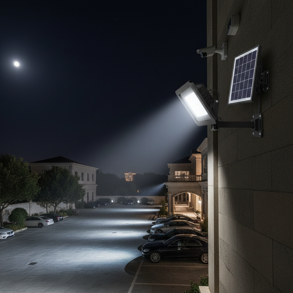 Proyector LED Solar Miloha 100W 6500K Panel 10W IP65 7 Días Autonomía GSC