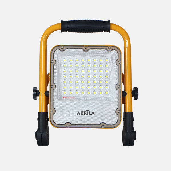 Proyector Inalambrico Brion 30w 6500k Amarillo 1030lm 4modos Ip 65 Cable 1m Orientable 28,5x23x5cm