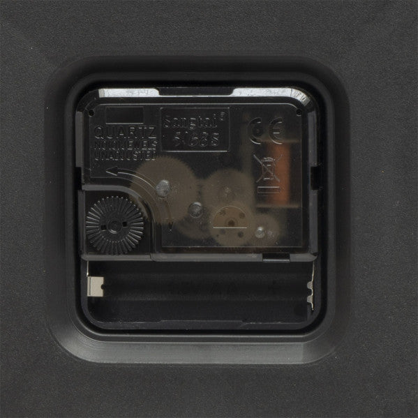 Reloj De Pared Epoca Plata 41x35x5 Cm Mov.continuo