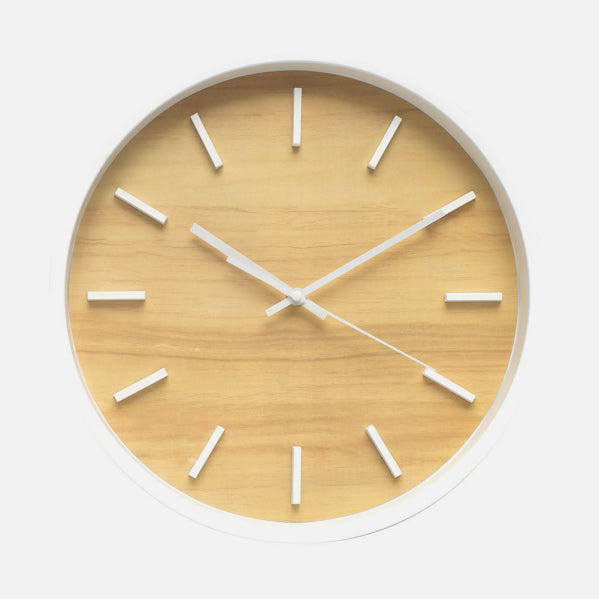 Reloj De Pared Mesoma Blanco-haya 35d Mov.continuo