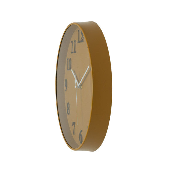 Reloj De Pared Parrot Amarillo 30d Mov.continuo