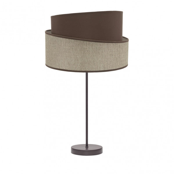 Sobremesa Alto Hara 1xe27 Marron/marron 66x35x35 Cm