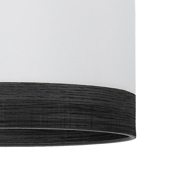 Sobremesa Alto Olga 1xe27 Negro/blanco-mad.negra 62x30x30 Cm