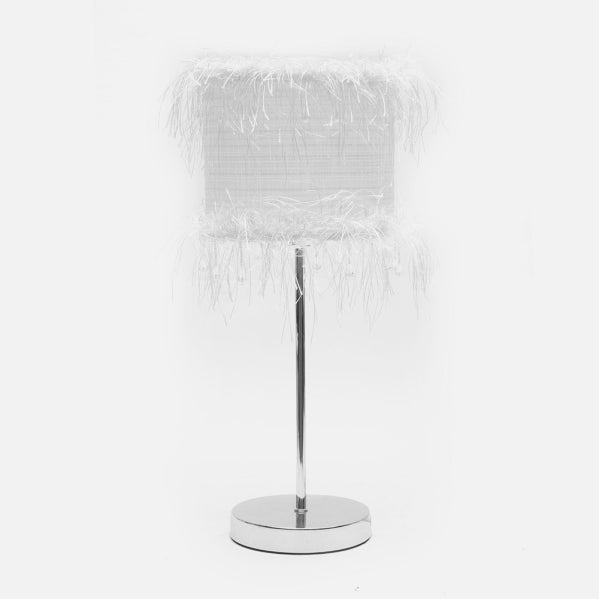 Sobremesa Hilos 1xe14 Blanco 42,5x17x17 Cm