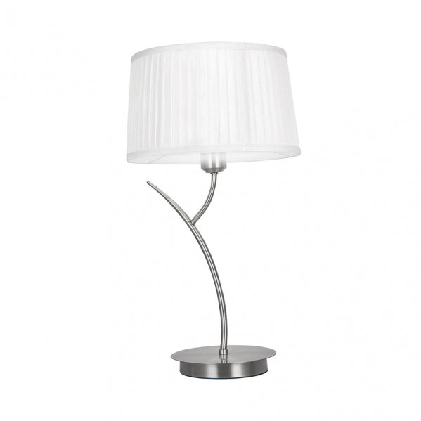 Sobremesa Magni 1xe27 Cromo C/pant.blanca 53x30x30 Cm