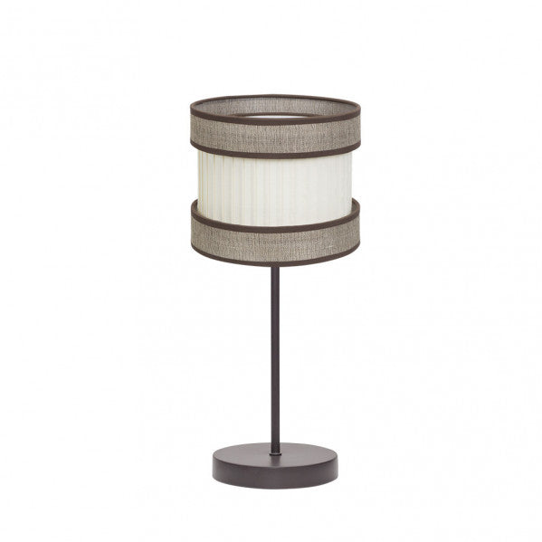 Sobremesa Peq. Home 1xe14 Marron/marron-beis 45x18x18 Cm