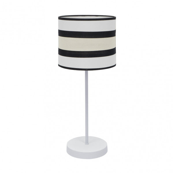 Sobremesa Peq. Karla 1xe14 Blanco/beis 42x17x17 Cm