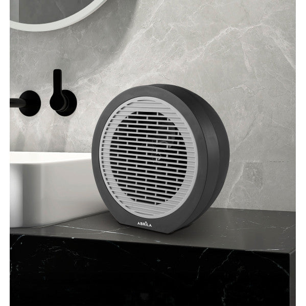 Termoventilador Elect.brindisi 2000w Negro/gris Termost.reg. 2potencias 3funciones Sist.seguridad 25x25x16,8cm