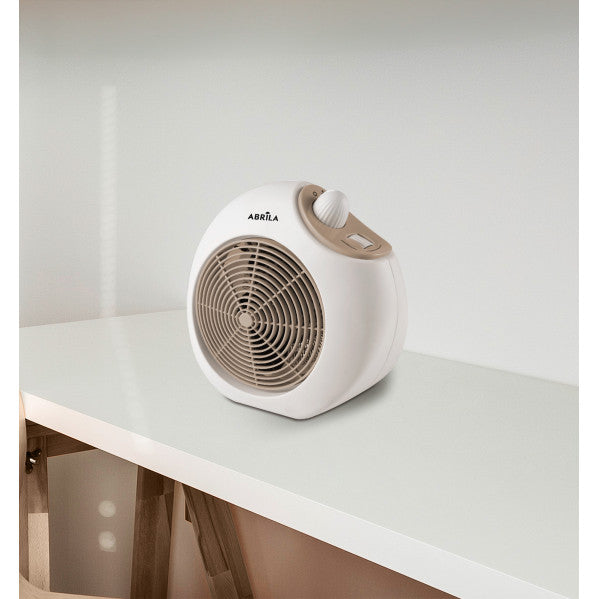 Termoventilador Elect.savona 2000w Blanco/beis Termost.reg. 2potencias 3funciones Sist.seguridad 24,5x25,5x14cm