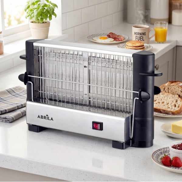 Tostador Narcea 750w Negr/cromo Todo Tipo De Pan Rejilla Seg.ac.inox.doble Tost.17x31x9,5