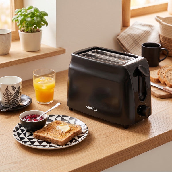 Tostador Pan Cofio 750w Negro 7niv.tostado 2ranuras Apag.autom.bandeja Recogemigas.16x24x14cm
