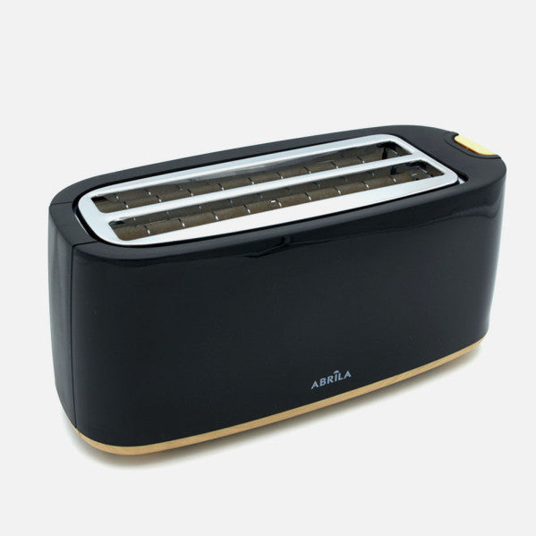 Tostador Pan Eume 1400w Negro/haya 7niveles Tostado,descongelacion, Apag.automatico,2ranuras,recogemigas 17x38x14,5cm