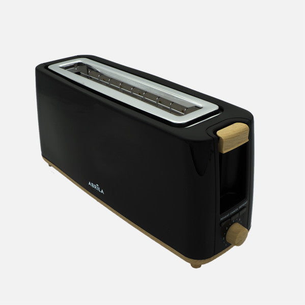 Tostador Pan Yeltes 900w Negro/haya 7niv.tost.descongelacion,apag.automatico.1ranura.recogemigas.17x38x115cm