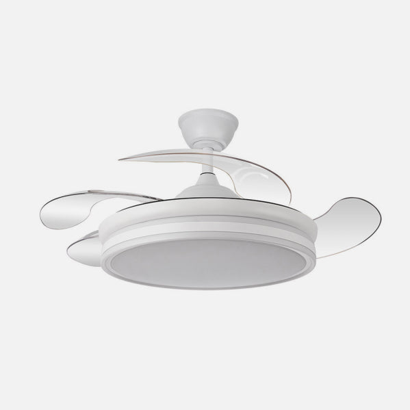Ventilador Bayomo 59w 6980lm Blanco 4 Aspas Desp. 34,5/42x50/107 D.3 Color. Dc.remoto+Reg.Intensidad