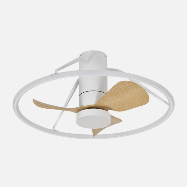 Ventilador Dc Oporto 46w Blan/haya 3asp.66d 4600lm 3000-4000-6500k 6vel Remot,tempo,3int.rg