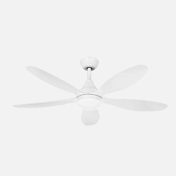 Ventilador Dc Tobarra 18w Blanco 5aspas 6vel.132d 2250lm 3000-4500-6500k Remoto+memoria+temporizador