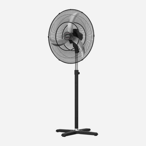 Ventilador Industrial Regata 175w Negro 3vel 3aspas 80d Fijo Y Rotatorio Alta Velocidad Regx80x80cm