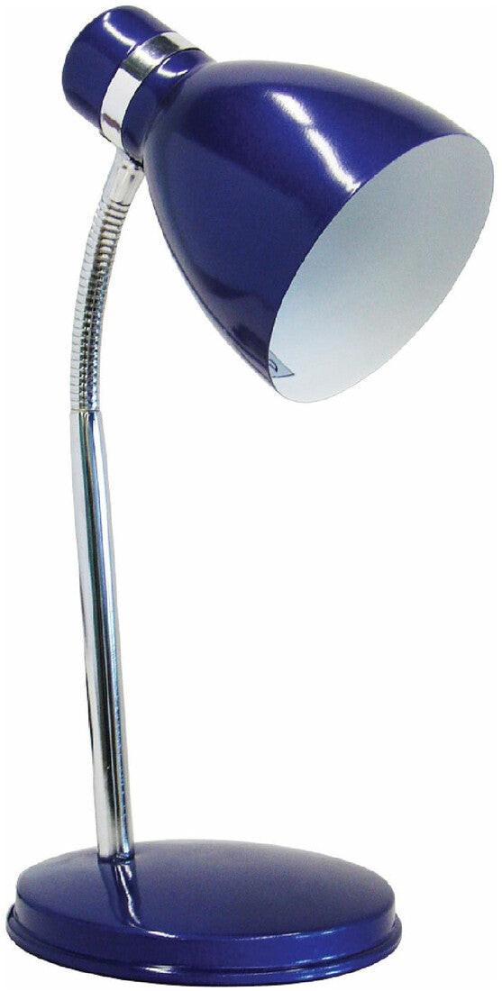 1950090-AZ BLUE FLEXIBLE METAL TABLE LAMP E14 25W