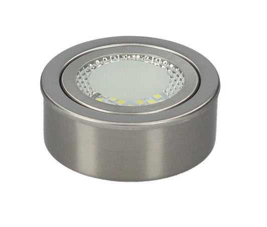 200400008 ARO LED NIQUEL REDONDO EMP/SUP 3W 3000K DANBI GSC