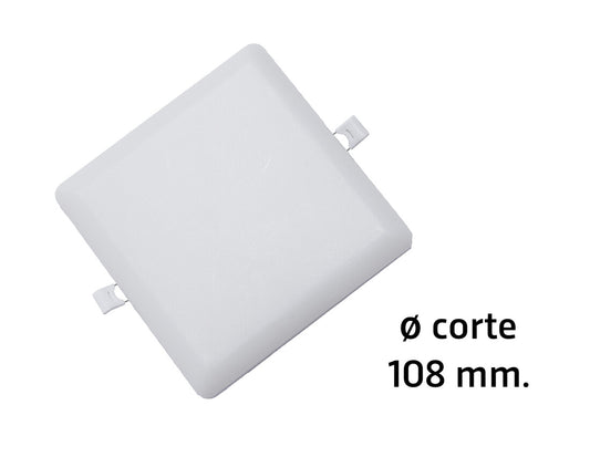 67031 DOWNLIGHT LED CUAD EMP S/MARCO 18W 6000K ALG