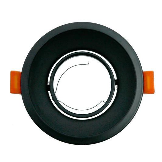 2803058N ARO BASCULANTE REDONDO IP20 GU10 NEGRO F-LINE