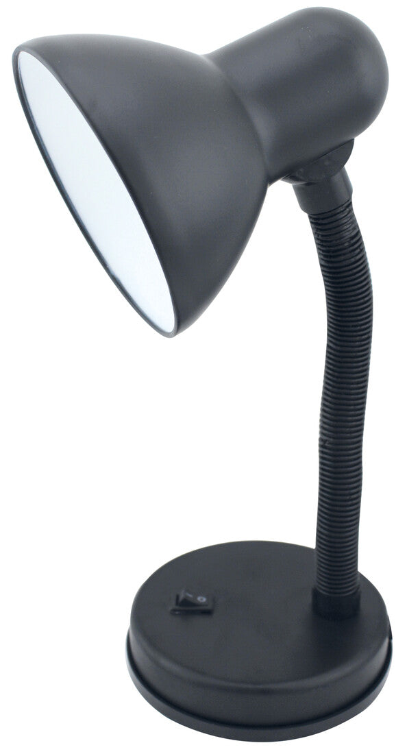 1900414 FLEXO SOBREMESA E27 NEGRO CUERPO FLEXIBL