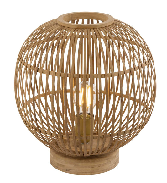 15368T TISCHLEUCHTE BAMBUS NATUR 1XE27 60W HILDEGARD GLOBE