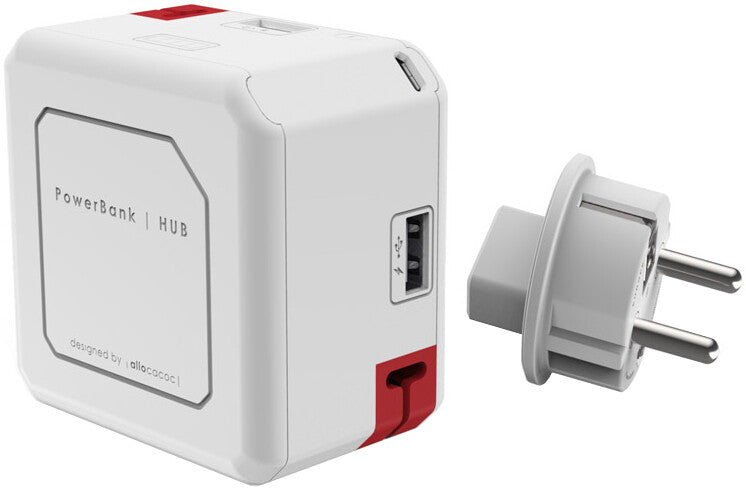 9402 CARGADOR Y BATERIA POWERBANK 4 USB POWER CUBE