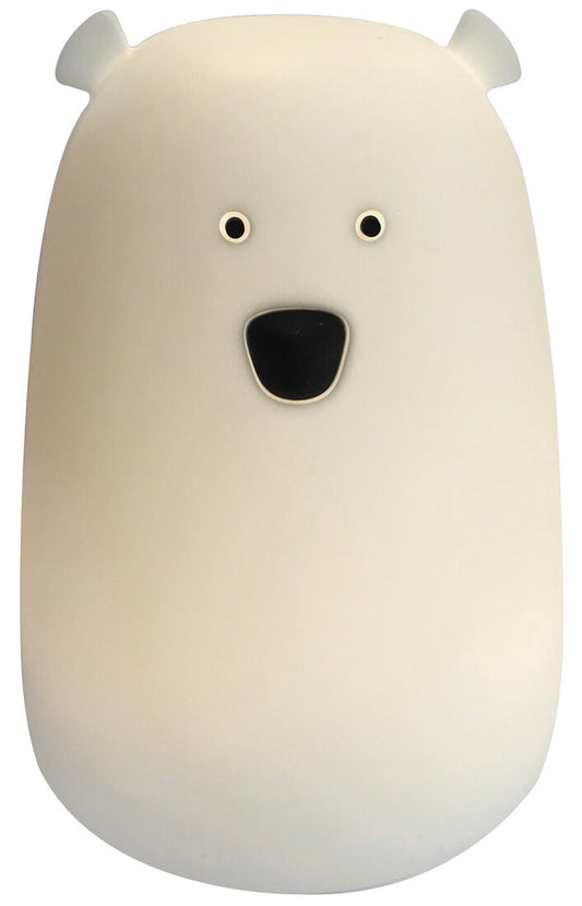 2400613-BL LUZ NOCHE SILICONA LED OSO BLANCO