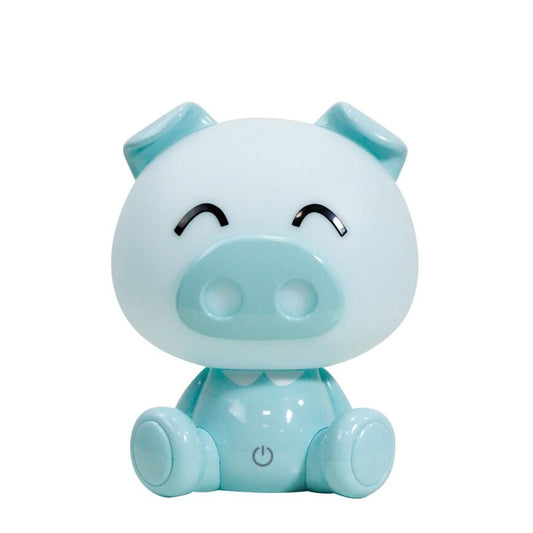 074/LC LED-NACHTLICHT FÜR KINDER SCHWEINCHEN HELLBLAU 4000K 55Lm IP20 ONLI