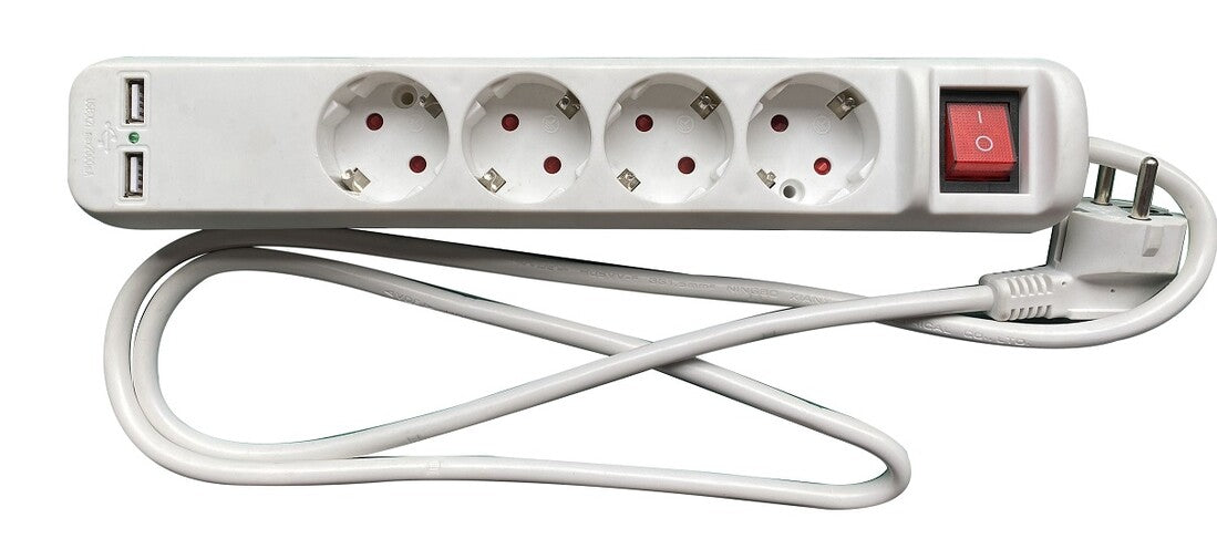 1002644 BASE MULTIPLE 4T + 2 USB C/CABLE Y C/INTER F-BRIGHT