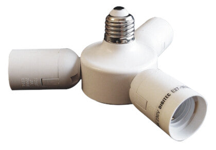 GE60 PORTALAMPARAS TRIPLE E27 SOLO EXPORTACION