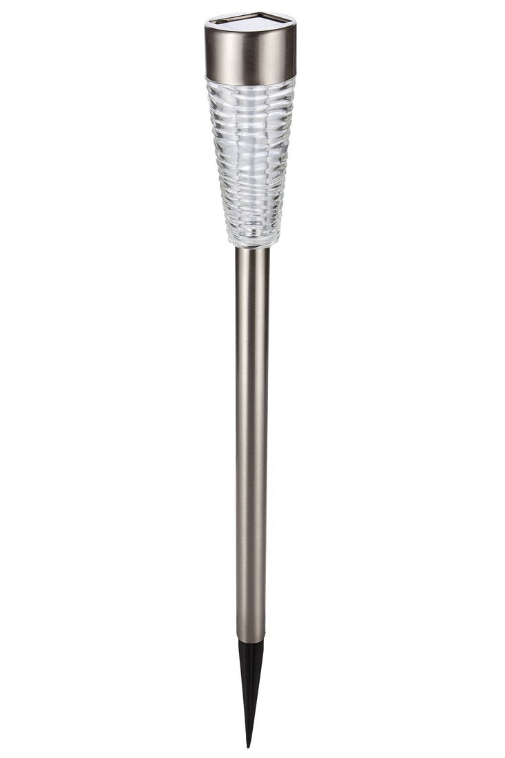 G2231 BALIZA SOLAR FRIA INOX + DIFUSOR VIDRIO 79cm GALIX