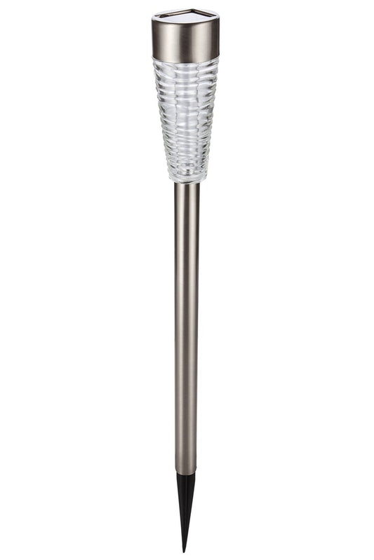 G2231 BALIZA SOLAR FRIA INOX + DIFUSOR VIDRIO 79cm GALIX