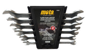 E926 JUEGO 6 LLAVES FIJAS 6 A 17mm (EN RACK) MOTA