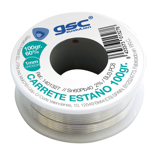 001401327 100g. CARRETE DE ESTAÑO 1mm. AL 60% GSC