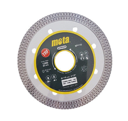 SP115 DISCO DIAMANTADO TURBO P/PORCELANATO MOTA