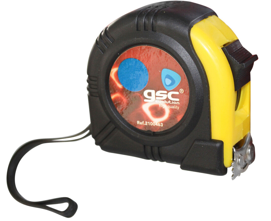 CINTA METRICA ENGOMADA CON IMAN 5M.x19MM.