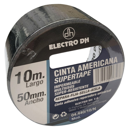 04.440/10/N 10m. NEGRA-CINTA .SUPER TAPE