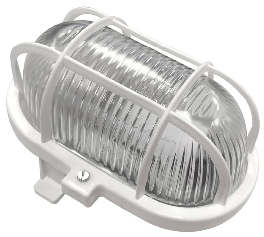 7004B APLIQUE ESTANCO OVAL BLANCO E27 FENOPLASTICA
